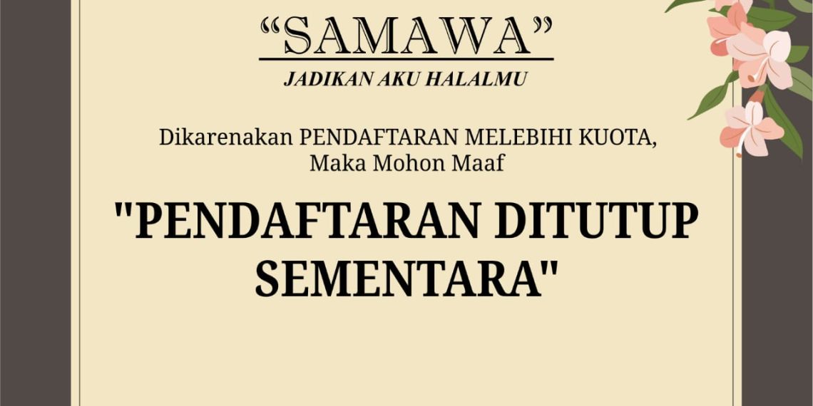 Jadikan Aku Halalmu, Tutup Sementara