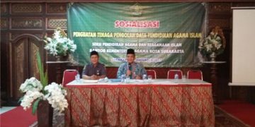 SOSIALISASI PENGUATAN TENAGA PENGOLAH DATA PENDIDIKAN AGAMA ISLAM