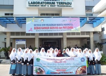 Siswa MAN 1 Solo Belajar Tanaman Obat di BPTO