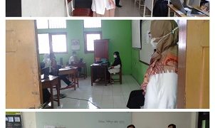 Pengawas Madrasah Monitoring dan Evaluasi UMBK MTsN Surakarta 1