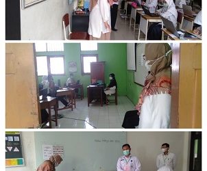 Pengawas Madrasah Monitoring dan Evaluasi UMBK MTsN Surakarta 1