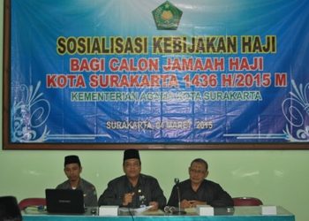 SOSIALISASI BERSAMA JAMAAH CALON HAJI KOTA SURAKARTA TAHUN 1436 H/2015 M