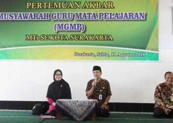 Pertemuan Akbar MGMP MTs Se-Kota Surakarta