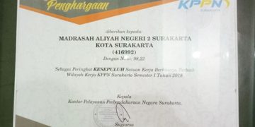 MAN 2 Surakarta,  10 Besar Terbaik  Dari KPPN Surakarta