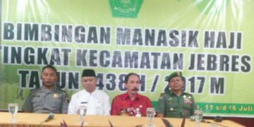 Manasik CJH Kecataman Jebres Diikuti 124 Orang