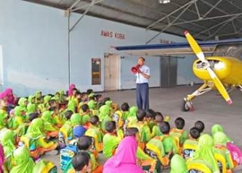 Outing  School RA Miftahul Jannah Di Bandara  Adi  Soemarmo