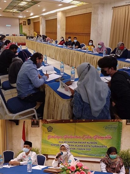 KUA Pasarkliwon, selenggarakan Bimbingan Perkawinan secara terbatas