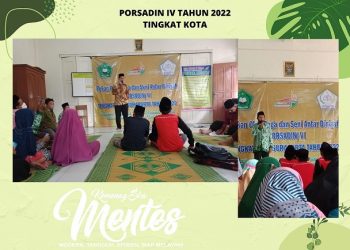 DPC FKDT KOTA SURAKARTA MENGGELAR PORSADIN VI TINGKAT KOTA SURAKARTA TAHUN 2022