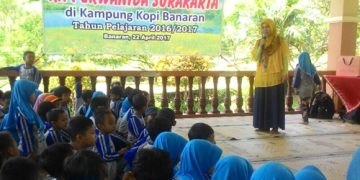 Pasca Akhirussanah, RA Perwanida Gelar Outbond di Kampung Kopi Banaran