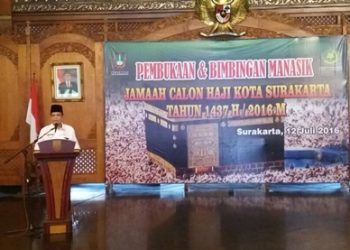 Pembukaan dan Bimbingan Manasik Jamaah Calon Haji Kota Surakarta Tahun 2016