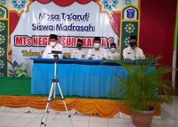 Siswa Baru MTs Negeri 1 Surakarta, ikuti MATSAMA VIRTUAL