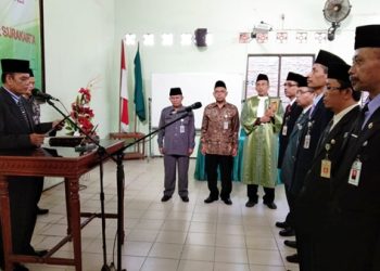 Serah Terima Jabatan dan Pelantikan Kepala KUA di Kankemenag Kota Surakarta