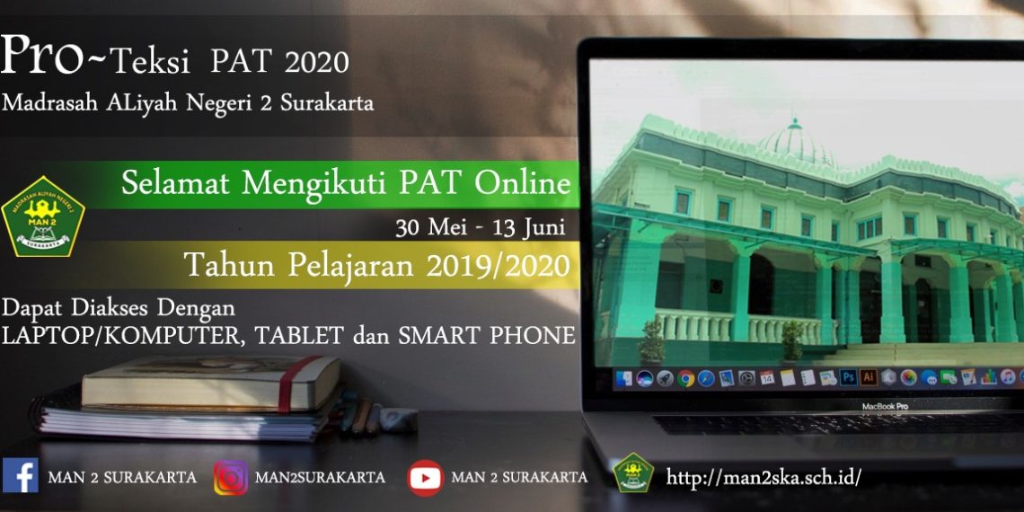 Pelaksanaan PAT Online MAN 2 Surakarta
