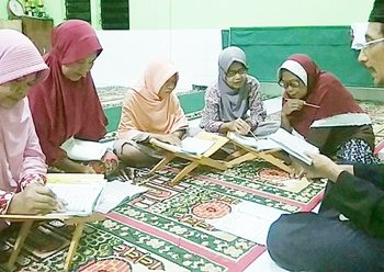 Metode Targhib, Lima kali Tatap Muka Santri Bisa Kuasai Huruf hijaiyah