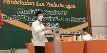 Pentasyarufan Zakat untuk Mustahik Produktif Berbasis Majelis Taklim di Hotel Harris pada 15 Maret 2022