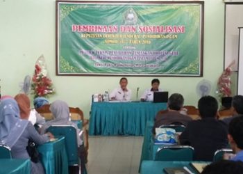 Sosialisasi Keputusan Dirjen Pendis No. 5377 Tahun 2016