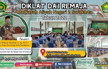 WUJUDKAN KADER ULAMA MAN 2 SURAKARTA ADAKAN PELATIHAN DA I PELAJAR (PDP)