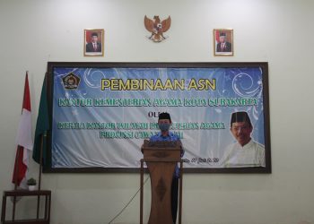 Musta’in Ahmad menyapa ASN Kemenag Kota Surakarta