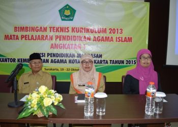BIMBINGAN TEHNIS IMPLEMENTASI KURIKULUM 2013 SEKSI MADRASAH