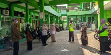 Simulasi PTM (Pertemuan Tatap Muka) MIN Banyuanyar Kota Surakarta
