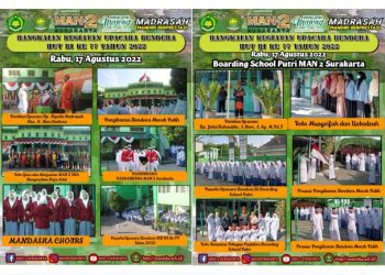 Usung Konsep Adat dan Budaya UPACARA HUT RI KE 77 di MAN 2 Surakarta