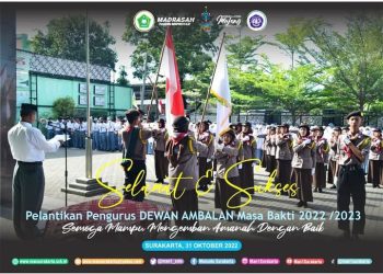 Dewan Ambalan Cakra Yudha MAN 1 Surakarta Lantik 34 Anggota