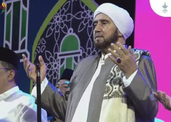 Wamenag, Zainut Tauhid Sa’adi Resmikan Penutupan Pospenas IX Tahun 2022: Mari Kita Bersama – sama Bersholawat Bersama Habib Syech sebab Ungkapan Rasa Syukur atas Keberhasilan dan Kesuksesan Pospenas ini