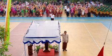 Upacara HAB ke 77 Kemenag RI, dengan nuansa Adat Nasional