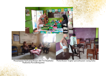 Inspeksi Kesehatan Lingkungan di MTs Muhammadiyah Surakarta oleh Puskesmas Purwodiningratan