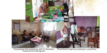 Inspeksi Kesehatan Lingkungan di MTs Muhammadiyah Surakarta oleh Puskesmas Purwodiningratan