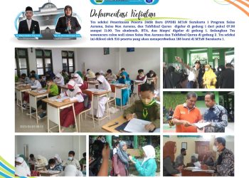 Sarat Doa dan Harapan di PPDB MTsN Surakarta 1