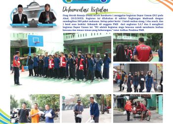 Aksi Peduli Sesama PMR MTsN Surakarta 1 Bagikan Ratusan Paket Makanan