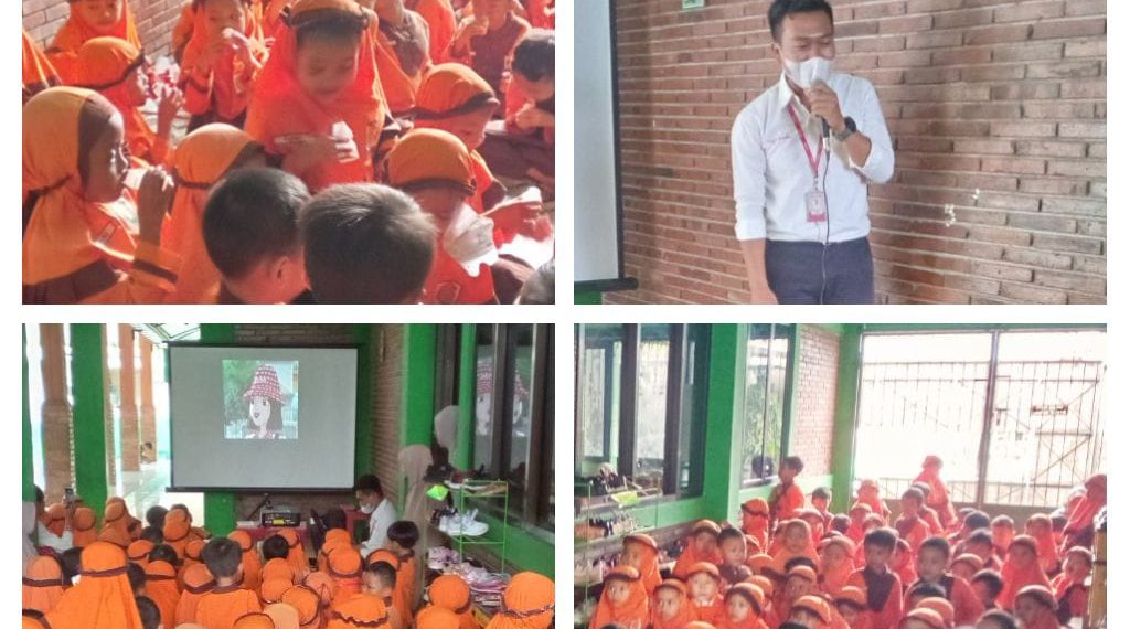 TV Showing Yakult bersama Siswa RA Palma