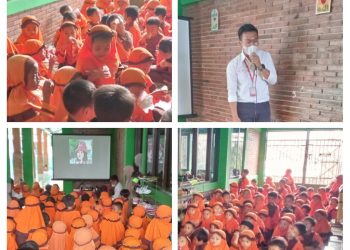 TV Showing Yakult bersama Siswa RA Palma