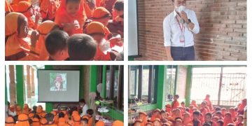 TV Showing Yakult bersama Siswa RA Palma