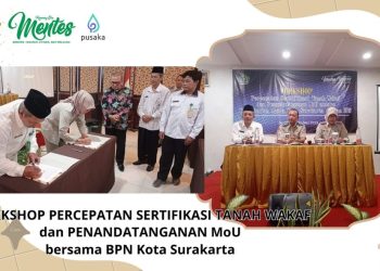 MoU bersama Badan Pertanahan Nasional dalam Percepatan Sertifikasi Wakaf