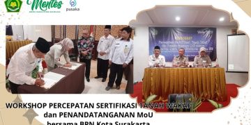 MoU bersama Badan Pertanahan Nasional dalam Percepatan Sertifikasi Wakaf