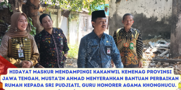 Hidayat Maskur Dampingi Kakanwil Kemenag Jateng, Serahkan Bantuan Untuk Guru Khonghucu Kota Surakarta