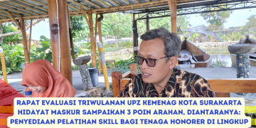 3 Poin Arahan Kepala Kantor Dalam Rapat Evaluasi Triwulan III UPZ Kemenag Surakarta