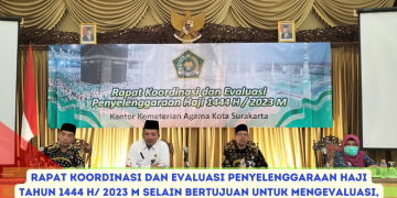 Rapat Koordinasi dan Evaluasi Penyelenggaraan Haji Tahun 1444 H/ 2023 M