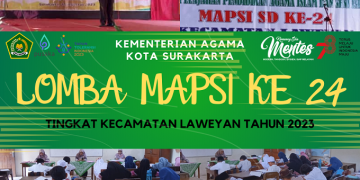 609 Siswa Berlaga Pada Lomba MAPSI Ke 24 Tingkat Kecamatan Laweyan Tahun 2023