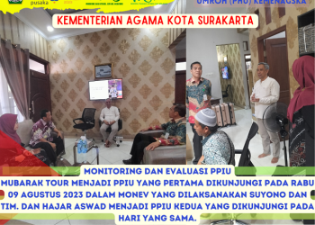Rangkaian Monev PPIU Tahun 2023 Kota Surakarta Dimulai Kembali
