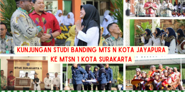 Sambutan Meriah MTs N 1 Surakarta  Untuk Rombongan Studi Banding MTs N Kota Jayapura
