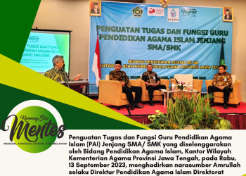 Guru PAI Jateng Harus Pemeran Utama dan Moderasi Beragama Merupakan Media Penguat Pemersatu Bangsa