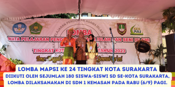 Hidayat Maskur, “Kita tetap semangat meraih prestasi dan manfaatkan teknologi!” Lomba MAPSI ke 24 Tingkat Kota Surakarta