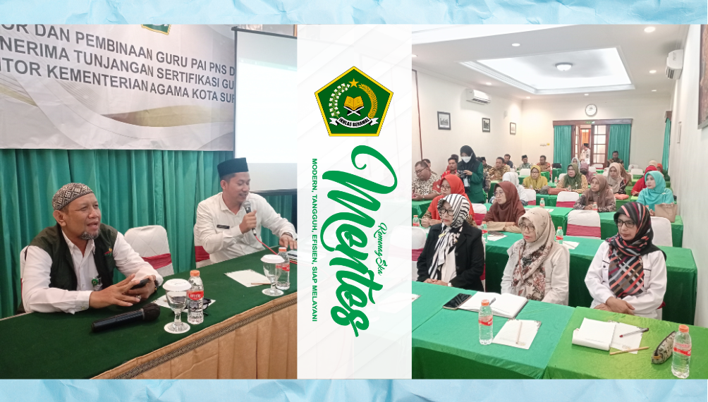 Guru Diknas Calon Penerima TPG diharapkan ikut mengemban Visi Kementerian Agama