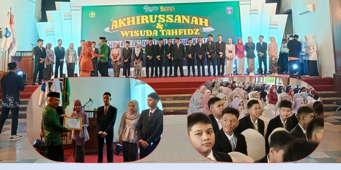 Bertaburan Prestasi Hebat di Akhirussanah dan Wisuda Tahfidz MTsN Surakarta 1