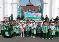 Siswa RA Palma Kunjungan Belajar ke Masjid Agung Surakarta