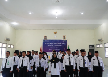 Wujudkan Komitmen Membangun Profesionalisme ASN, 44 Jabatan Fungsional di Lingkungan Kanwil Kemenag Jateng Dilantik