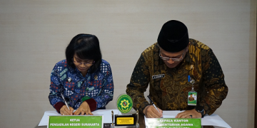 Perluas Layanan Keagamaan, Kemenag Surakarta Jalin Kerja Sama dengan Pengadilan Negeri